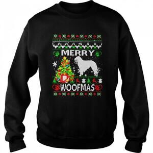Merry Woofmas Borzoi Christmas Shirt